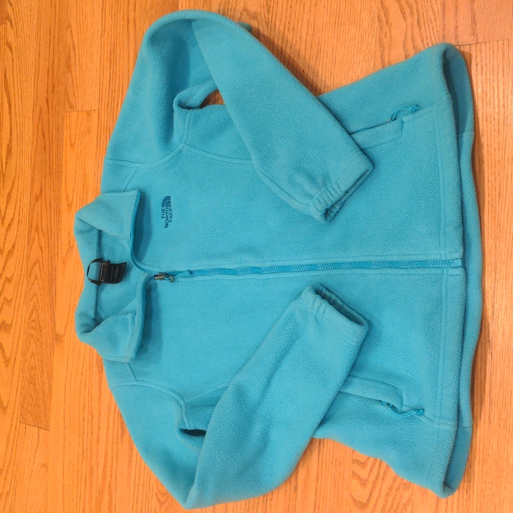 The North Face zip fleece women's Med